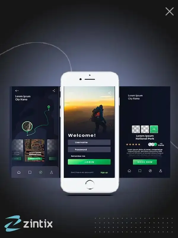 UiUx Design Mockup 3