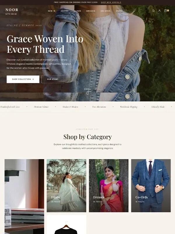 Clothing Brand Ecommerce